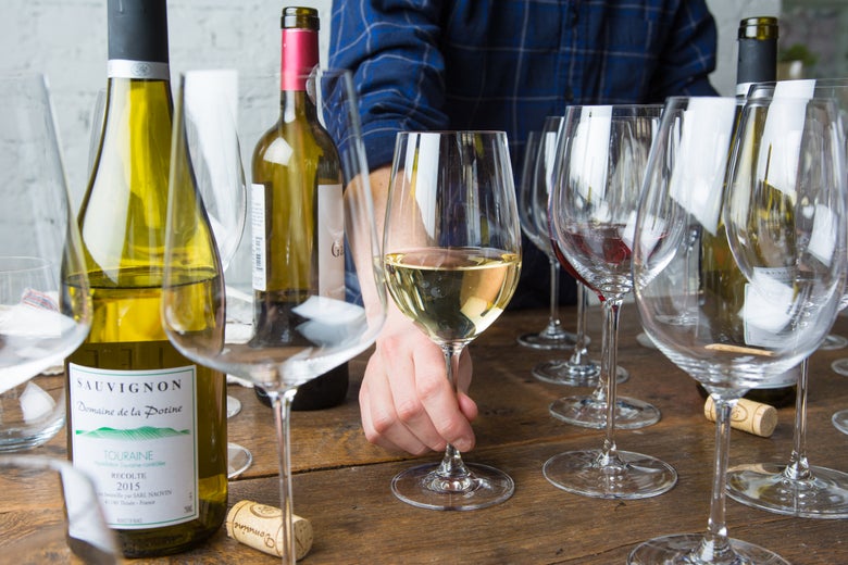 assorted wine glasses